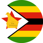 Zimbabwe Flag circle